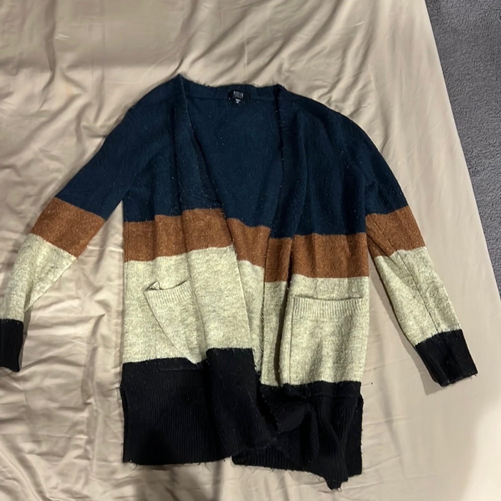 Modern Canvas Cardigan